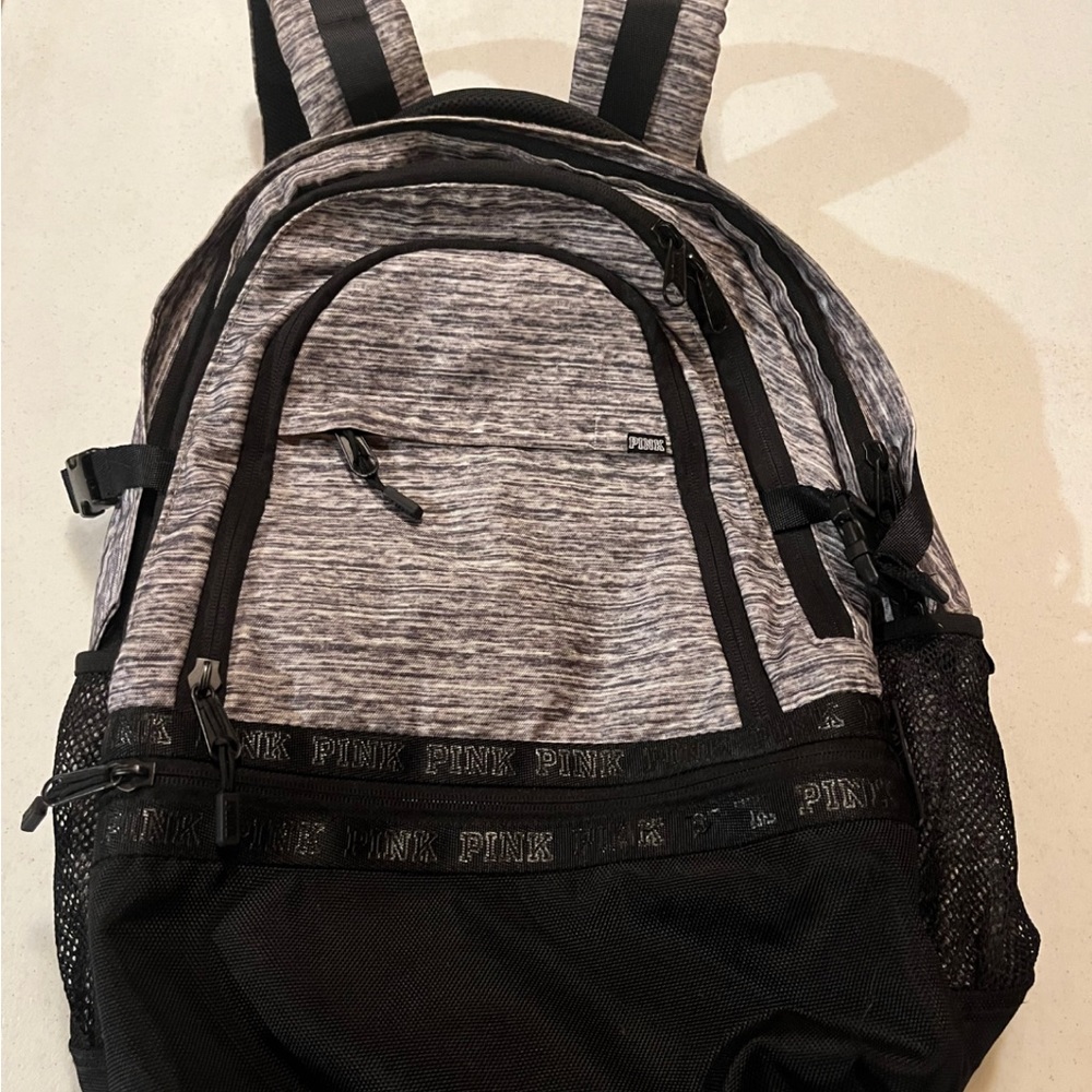 Grey PINK backpack